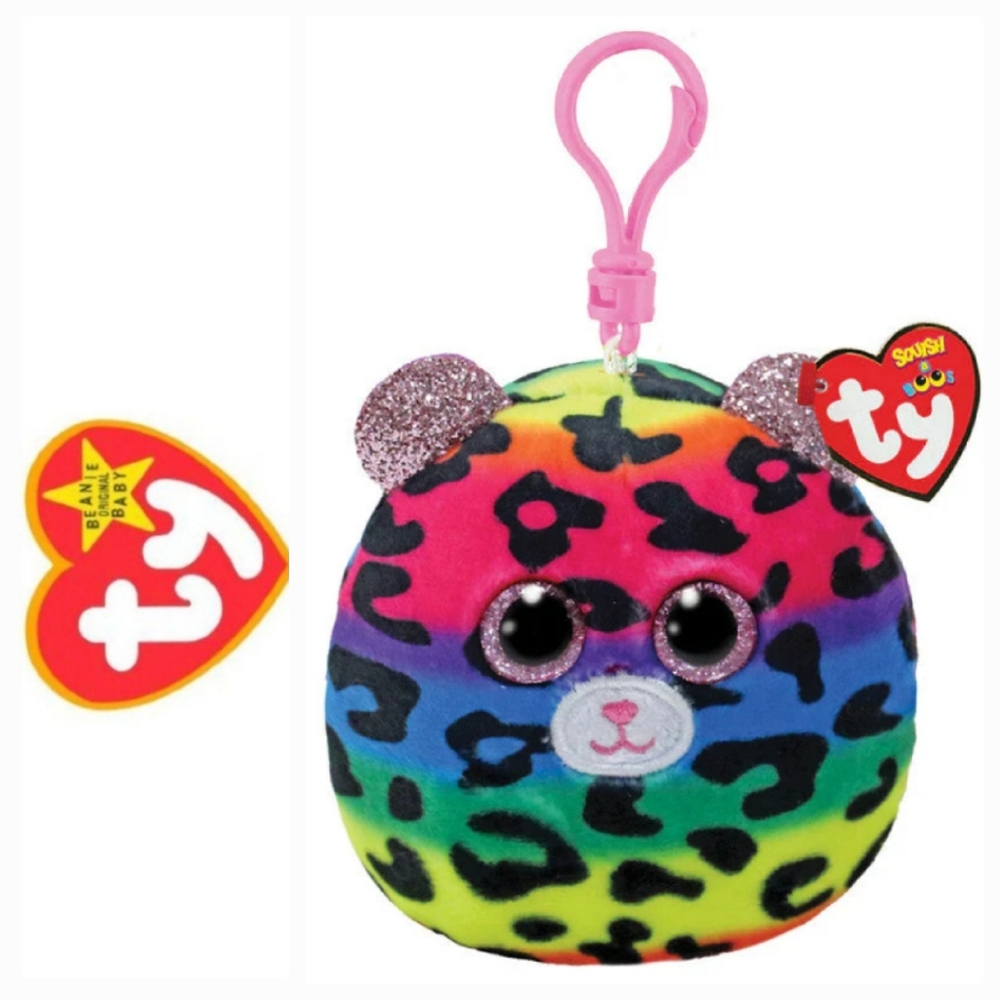 2/$10 Ty Mini Squish-A-Boos™ Plush - Dotty the Leopard